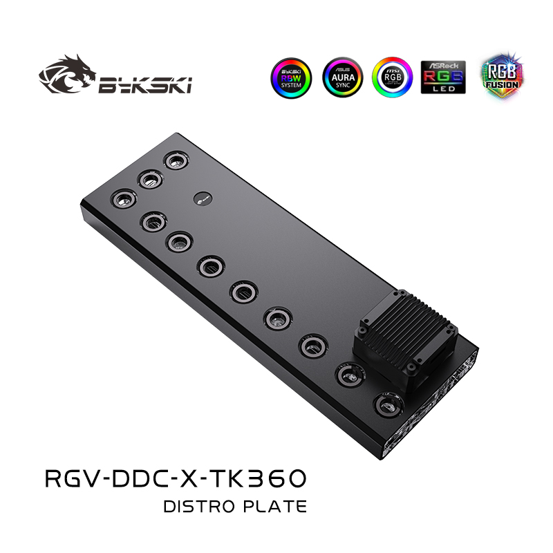 Distro Plate Ddc Pump Combo - Bykski acryl verteiler platte/platine für pc