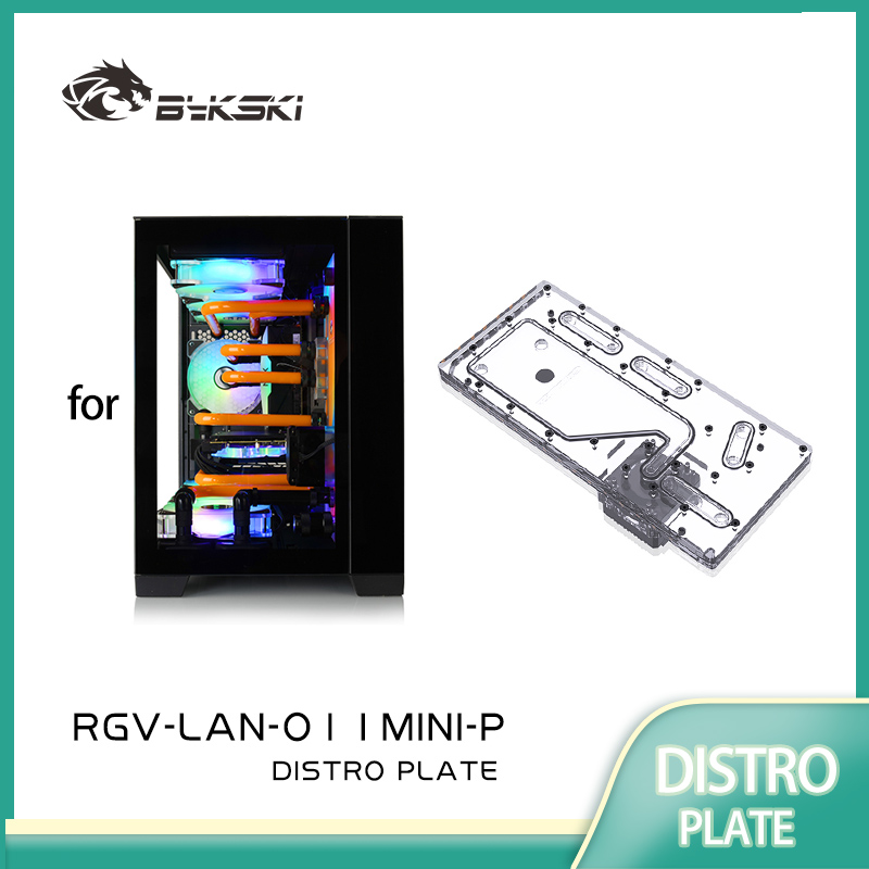 Distro Plate Ddc Pump Combo - BYKSKI Wasserkühlsystem Waterway Board für LIANLI