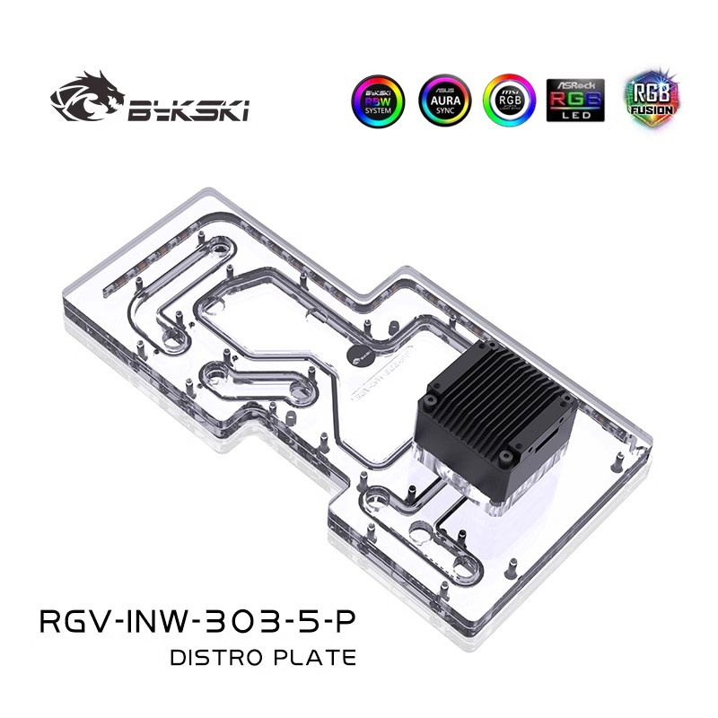BYKSKI Acrylplatine Wasserkana – Distro Plate Ddc Pump Combo Bewertung und Preis