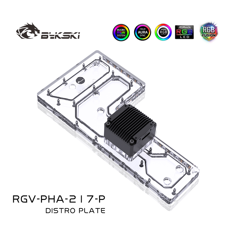 Bykski RGV-PHA-217-P Acryl-Dis – Distro Plate Ddc Pump Combo Bewertung und Preis
